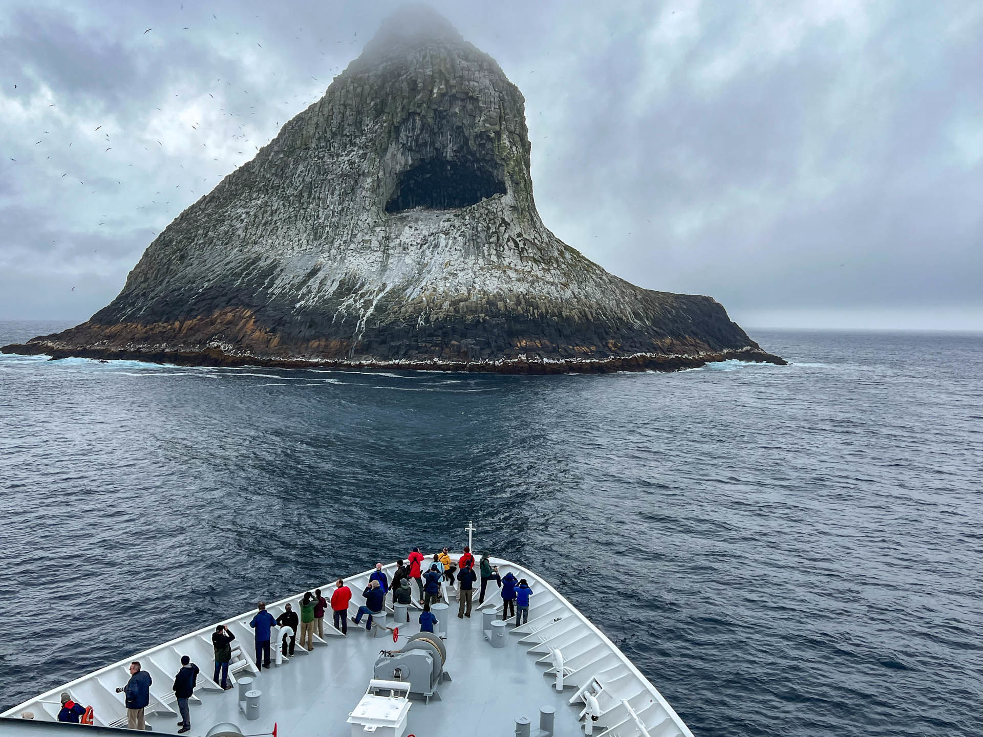 Pyramid Rock, Chatham Islands © J. Mishina